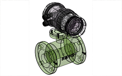 西森FLDC電磁流量計(jì)流量傳感器與管道連接方式