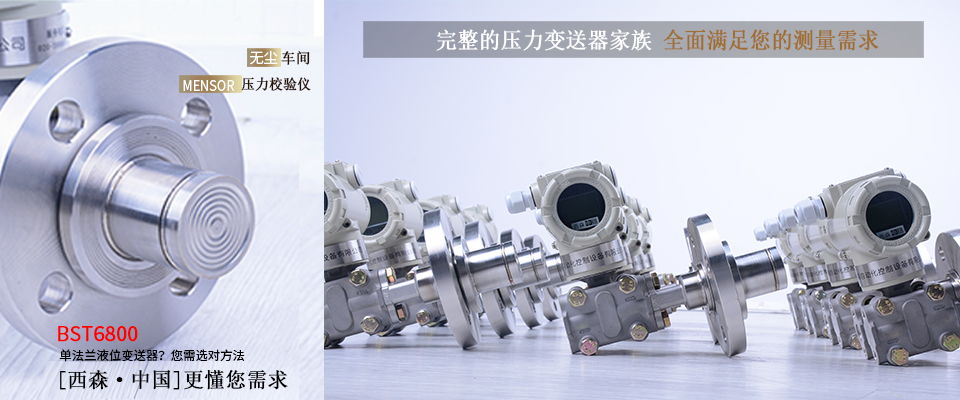 完整的壓力變送器家族 完整的壓力變送器家族