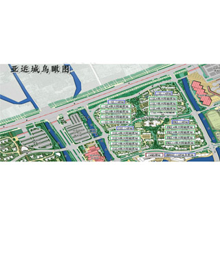 亞運(yùn)城鳥瞰圖