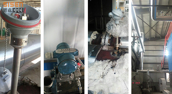 西森導熱油爐熱量計量系統在七色珠光現場1 西森導熱油爐熱量計量系統在七色珠光現場1