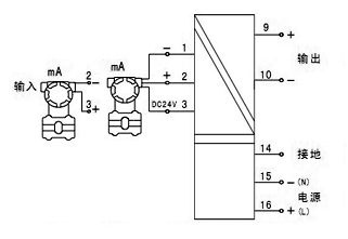二線制、三線制變送器單路輸入，單路輸出（一進一出）